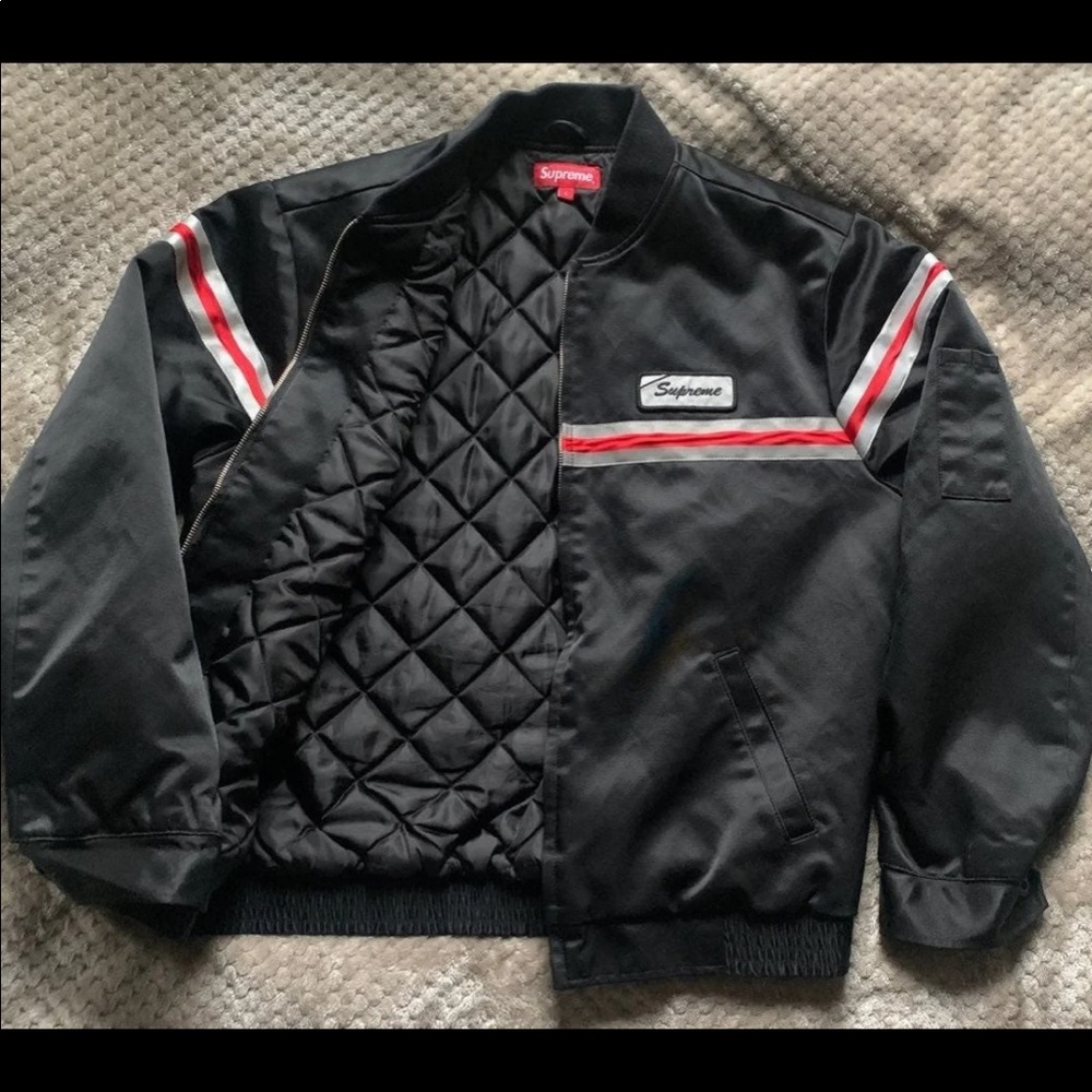 Supreme Reflective Bomber Jacket
